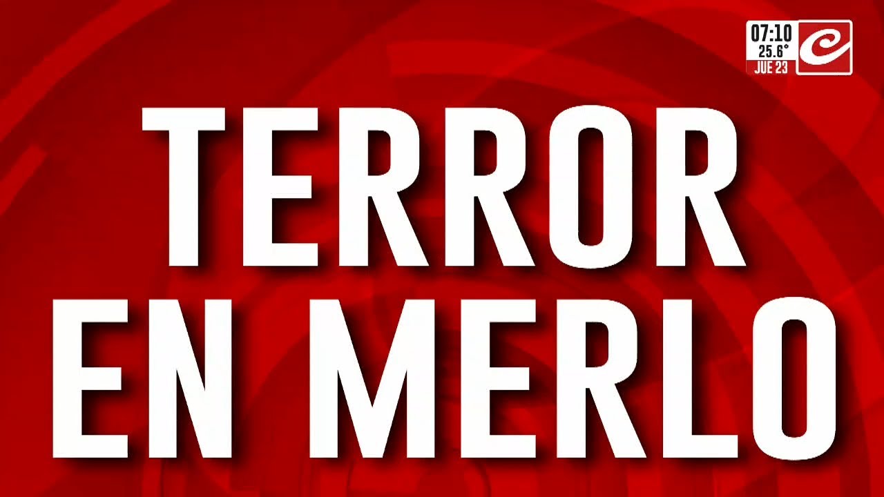 Vecinos de Merlo denuncian una creciente ola de inseguridad