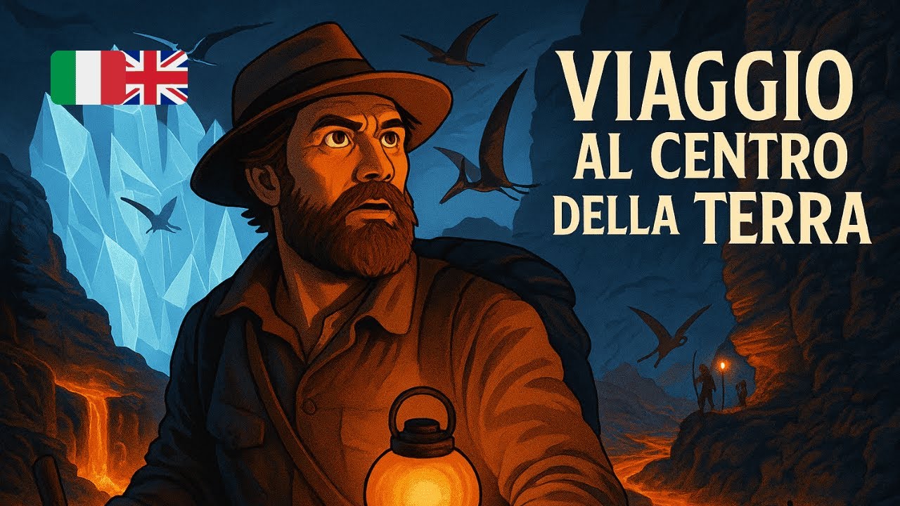 Learn Italian with Viaggio al Centro della Terra (A2-B1) - ITA/ENG - Full Story in Simple Italian