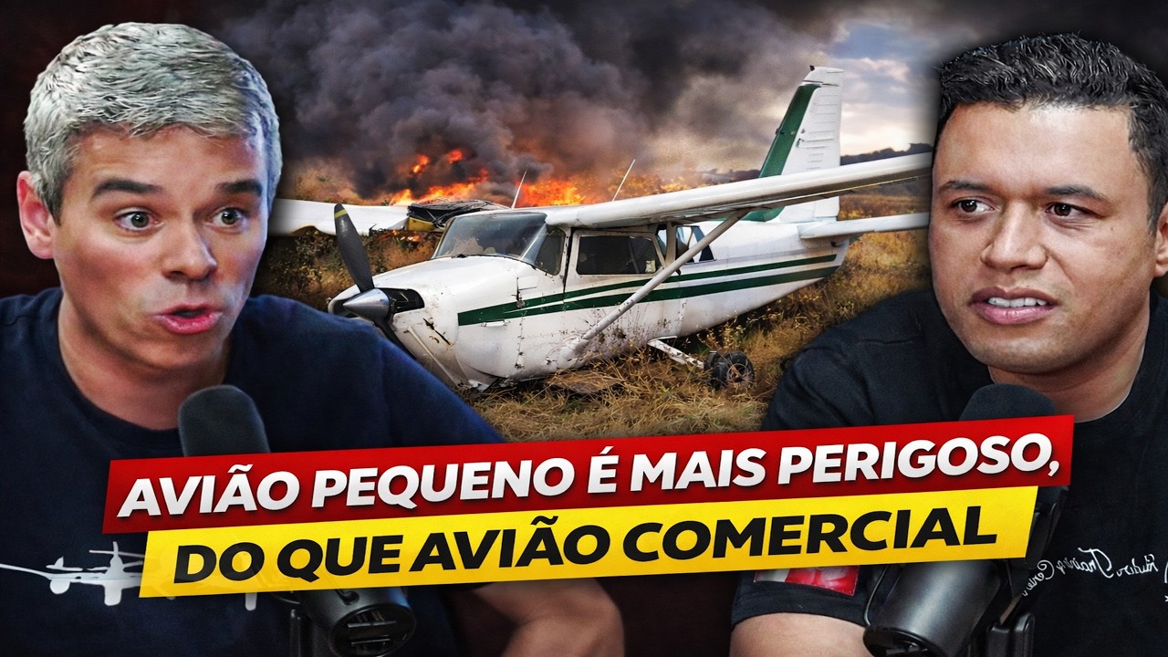 AVIÃO PEQUENO É MAIS PERIGOSO, DO QUE AVIÃO COMERCIAL???