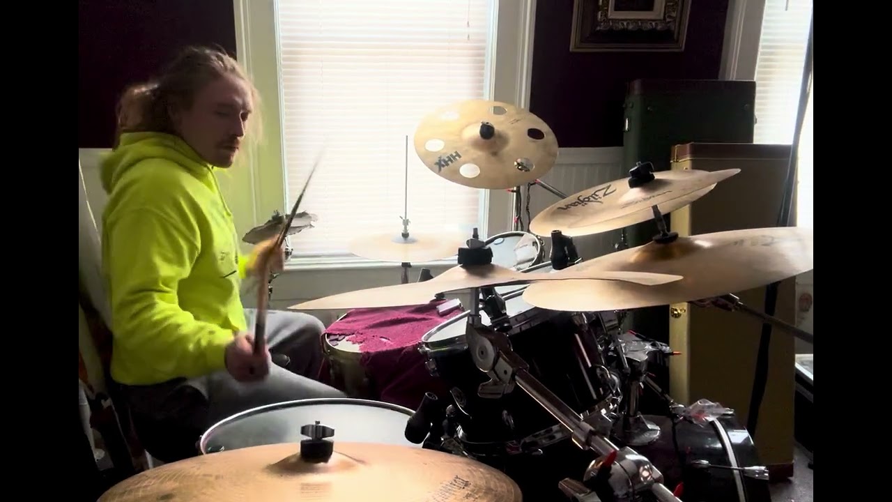 Warming up/Staying sharp #sabiancymbals_official #gretschdrums #evansdrumhead 