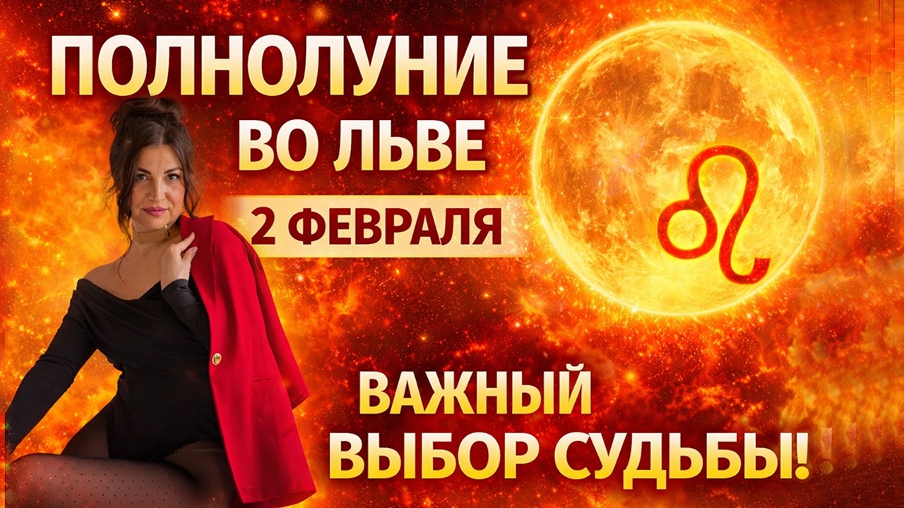 Полнолуние во Льве 2 февраля 🌕 Встреча с личной силой и точка выбора