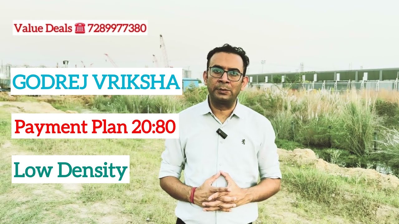 Godrej Vriksha, 3BHK & 4BHK, Low density project on Upper Dwarka Expressway ☎️ 7289977480