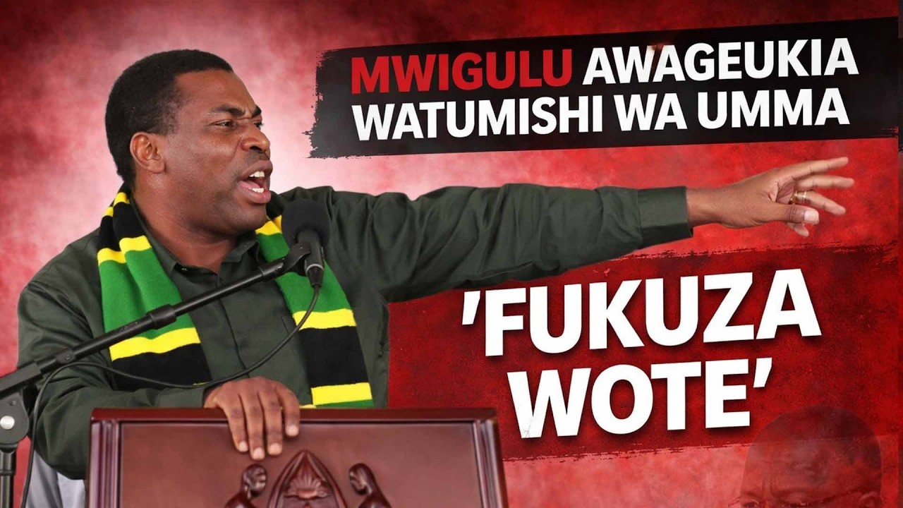 WAZIRI MWIGULU AWAONYA WATUMISHI WA UMMA