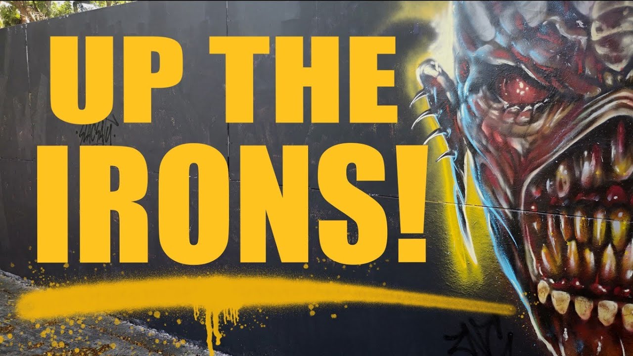 IRON MAIDEN - TIMELAPSE GRAFFITI PAINTING