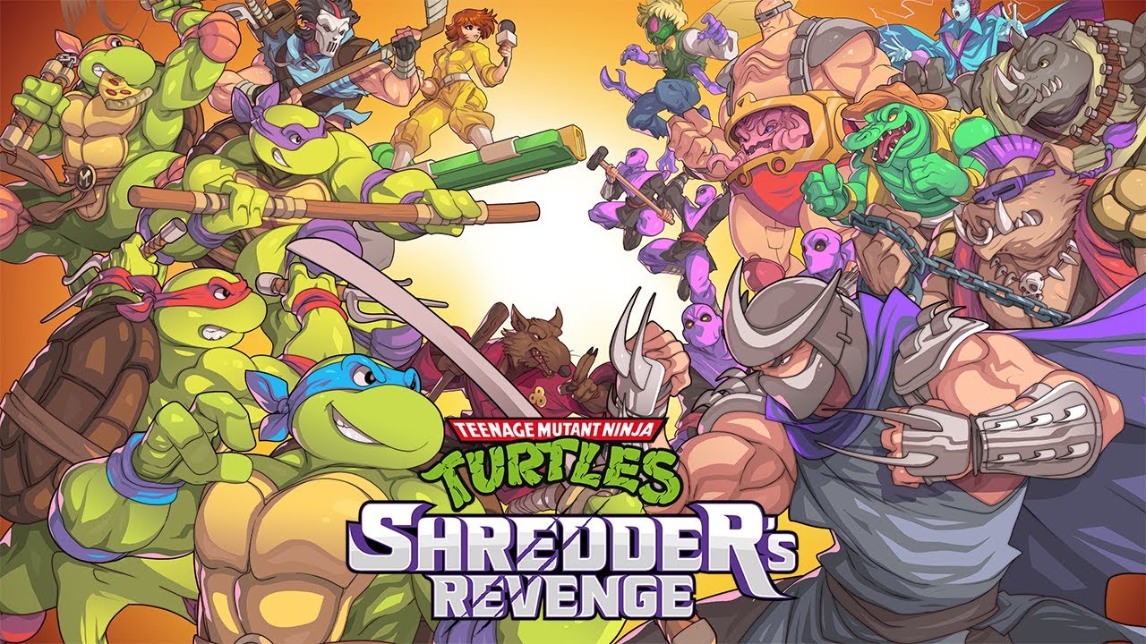 Teenage Mutant Ninja Turtles: Shredder's Revenge (6 Players) Co-op Gameplay Walkthrough & Ending
