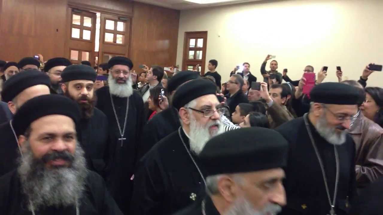 HG Bishop Mina's Enthronement Entrance to St. Mary's Church Mississauga, Ontario