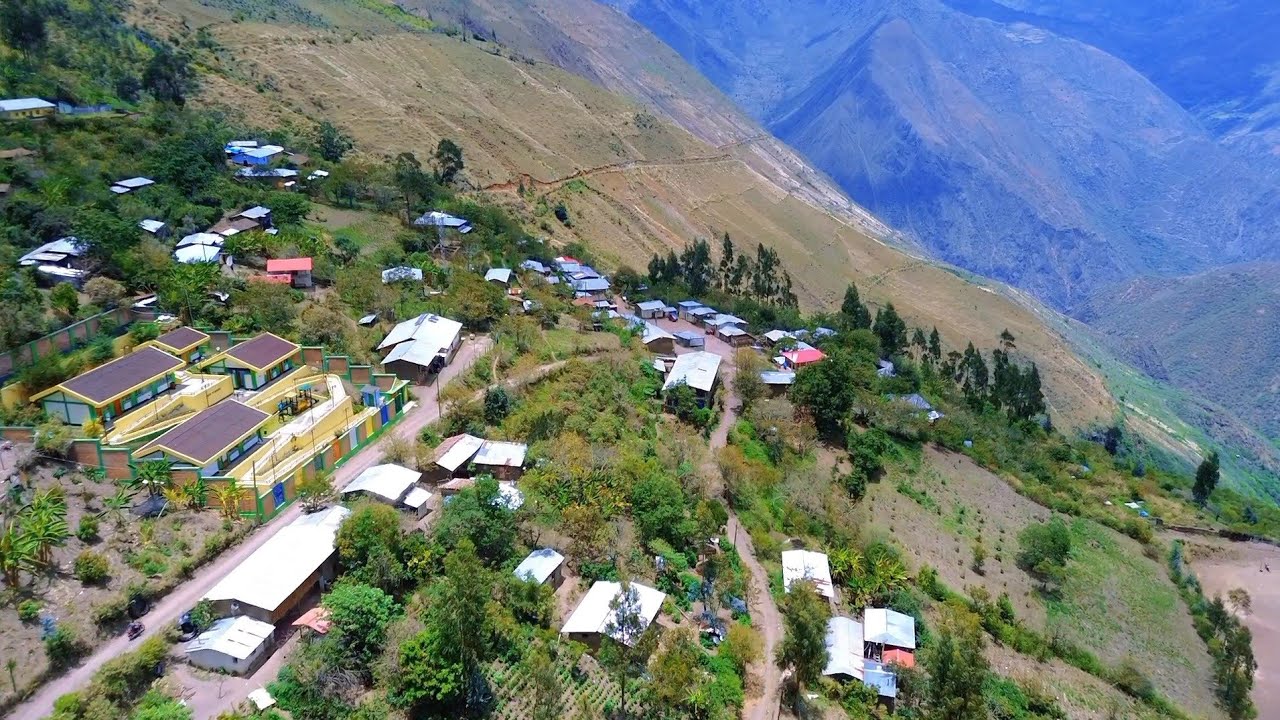 Vista Panorámica del Anexo de POTRERO - Distrito de Santo Domingo de Acobamba - Huancayo