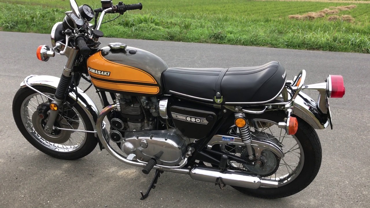 1973 KAWASAKI 650RS W3  アイドリング２　#カワサキ650rs #カワサキw3 #kawasaki650rs #kawasakiw3