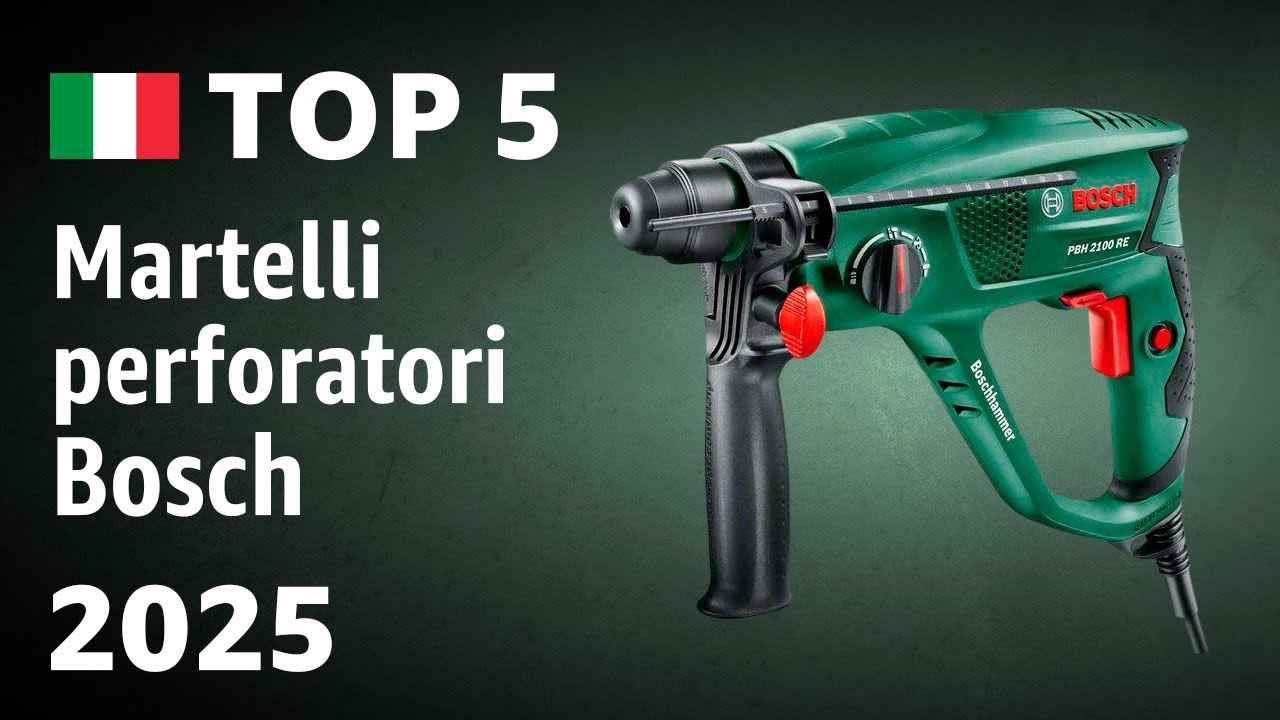 TOP—5. Migliori martelli perforatori Bosch 2025