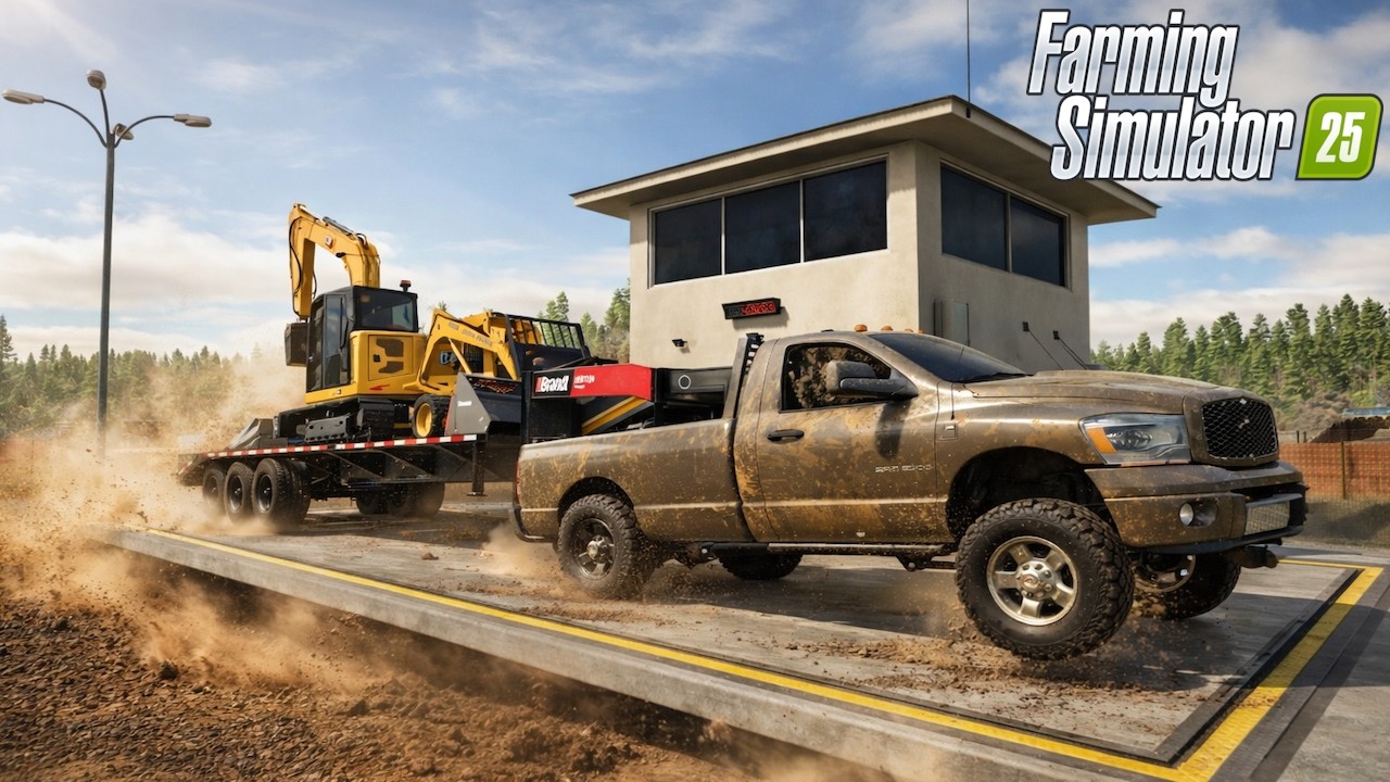 BUILDING A WEIGH STATION FOR MILLIONAIRE! - FS25