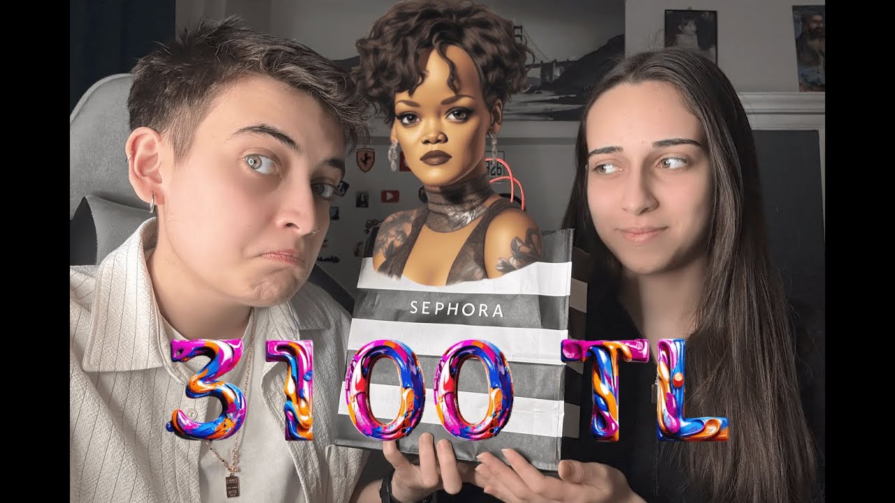 3 BİN LİRALIK SEPHORA ALIŞVERİŞİ ! RİHANNA'NIN ÜRÜNÜNÜ DENEDİK !