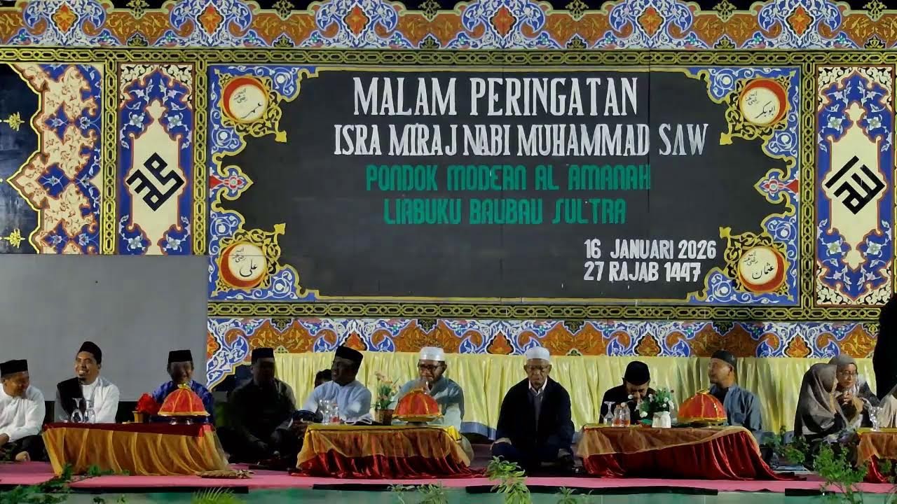 Peringatan Isra' Mi'raj di Pondok Modern Al-Amanah