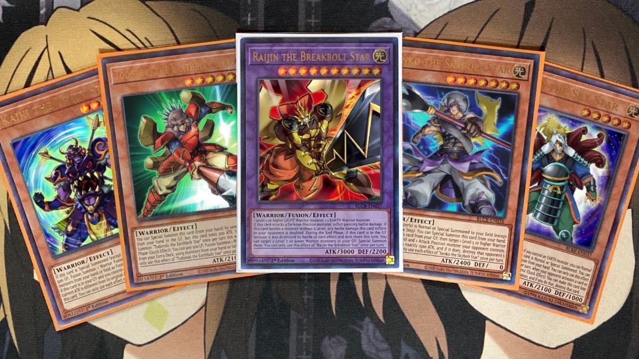 My Star Warrior Yugioh Deck Profile for Post Battles of Legend Crystal Revenge