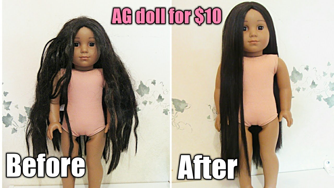 Fixing Up an Old Kaya American Girl Doll from a Garage Sale