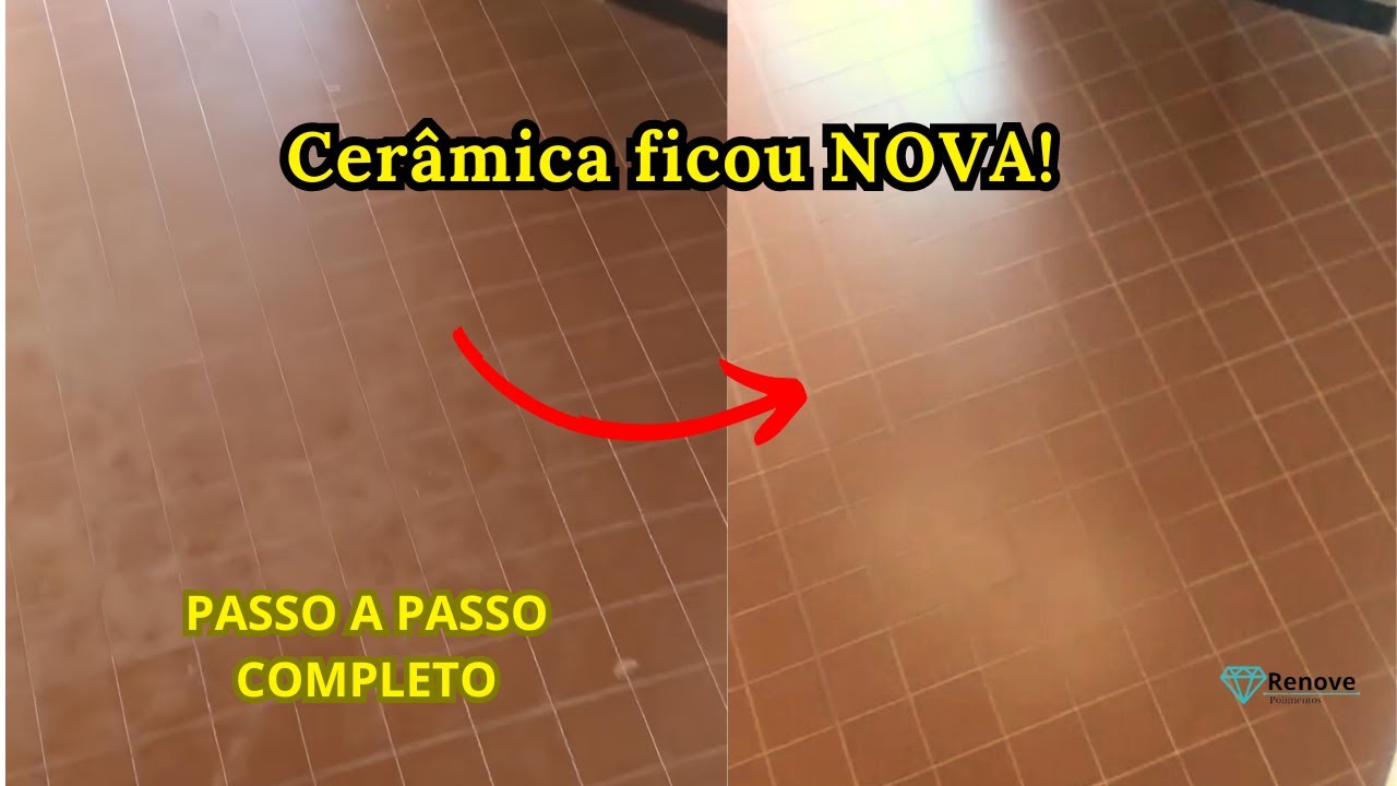 Como Restaurar Cerâmica Manchada com Polimento Profissional - Passo a Passo