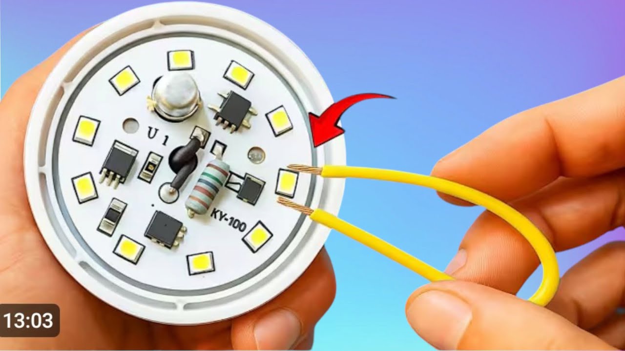 Don't buy any more light bulbs! Repair any light bulb