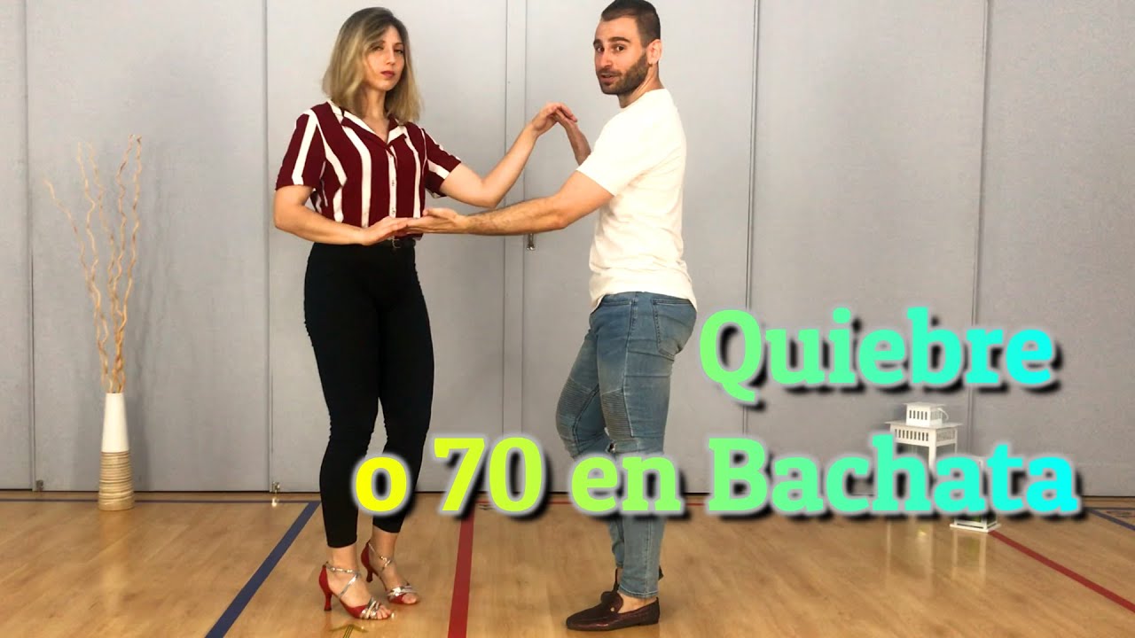 CLASES de BACHATA NIVEL INICIO - Cap.3 "Quiebre o 70 en Bachata". En 10 minutos I APRENDE Bachata