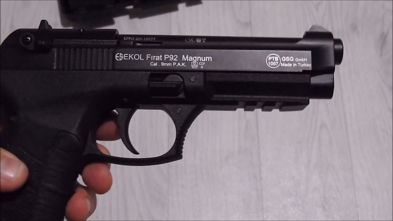 Ekol Firat P92 Magnum // 9mmPAK // Review // PTB-1057