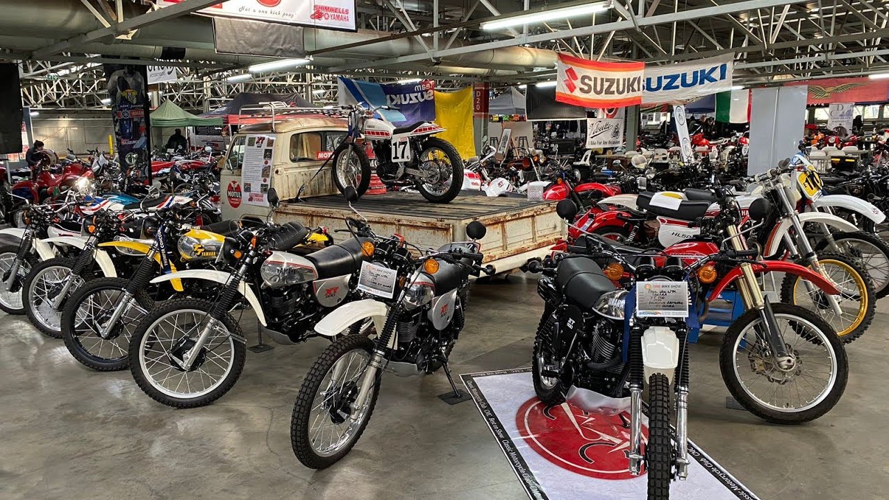 Thumper Concours 2024. Yamaha XT500, TT500, SR500, HL500. Plus Hondas too. CMC 1000 Bike Show
