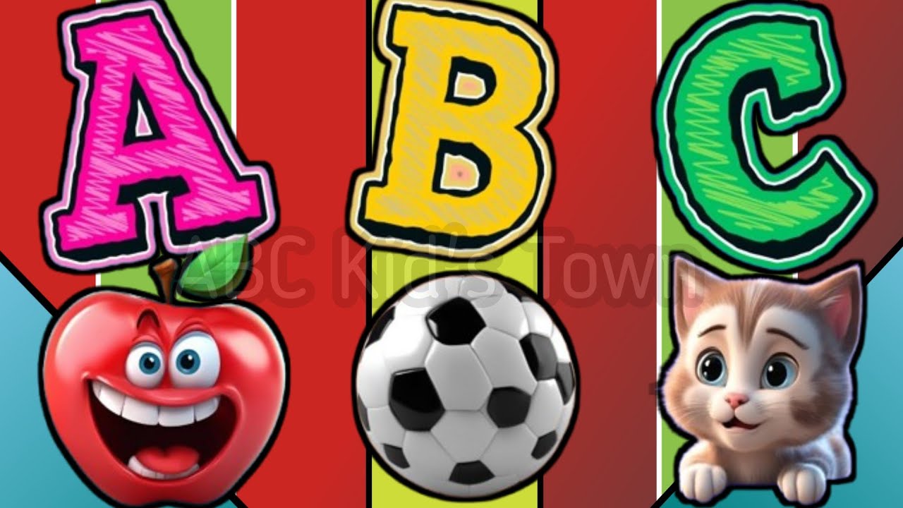 Kiddos phonics song/Nursery rhymes/A for Apple/Kindergarten Study zone/Toddler Tone/ABC's