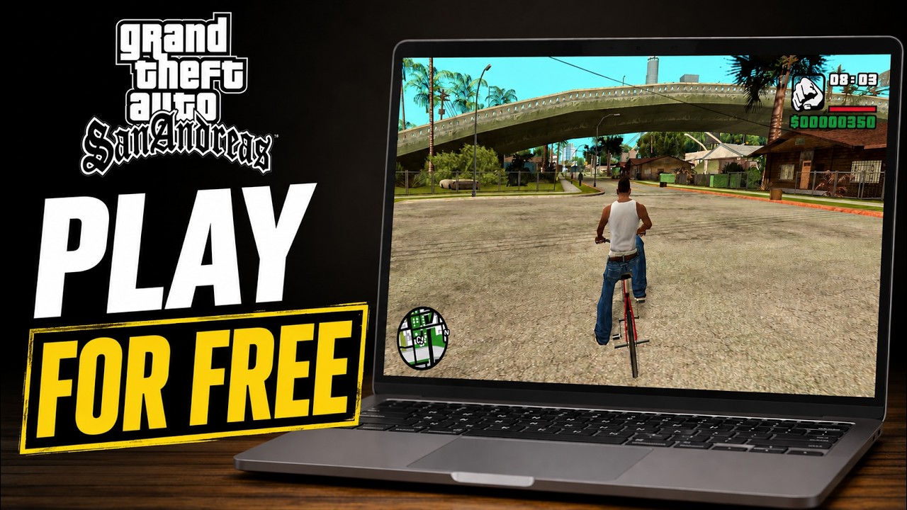 Как бесплатно скачать GTA San Andreas на ПК/ноутбук