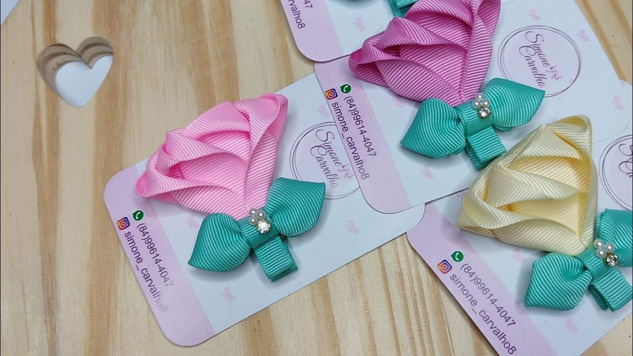 PAP Rosa de Jardim Zero Costura🎀