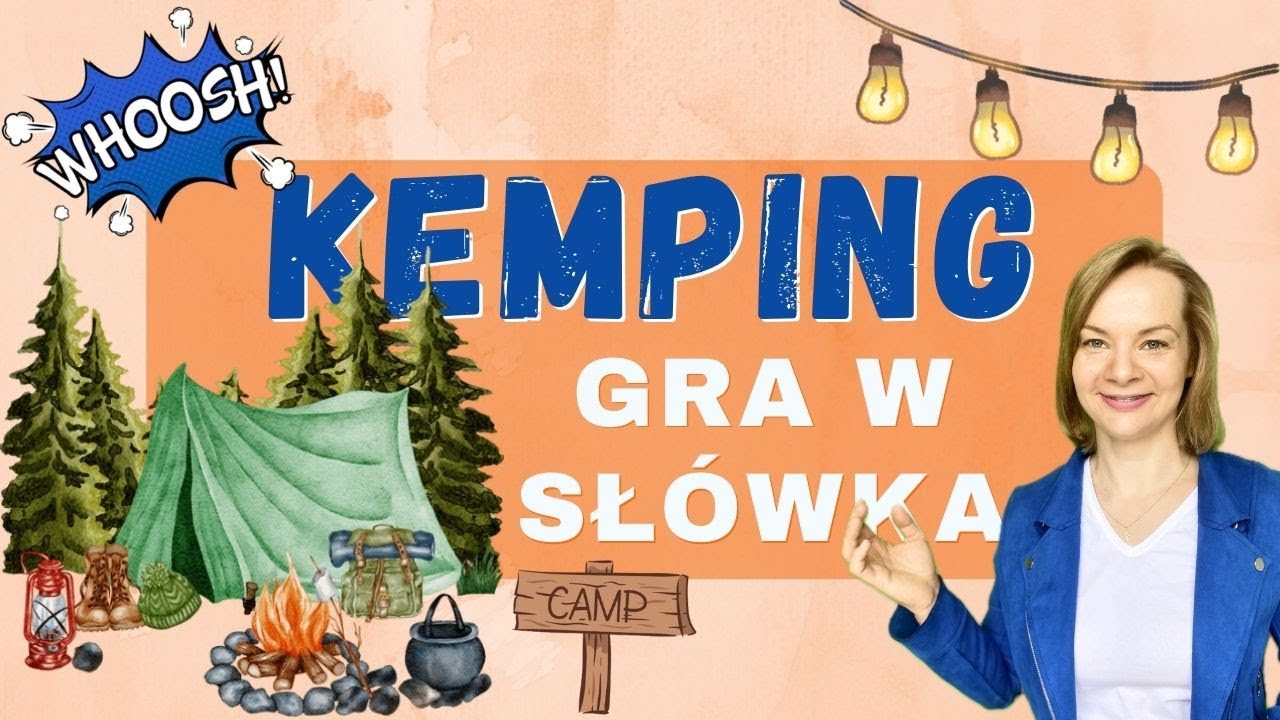KEMPING po angielsku | GRA W SŁÓWKA | angielski dla dzieci