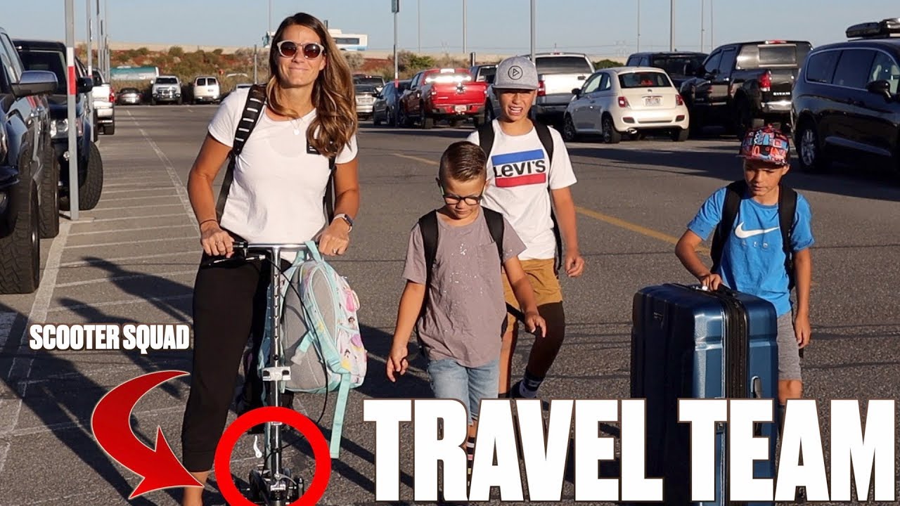 FLYING ACROSS THE COUNTRY WITH FOUR KIDS AND ONE BUSTED ANKLE