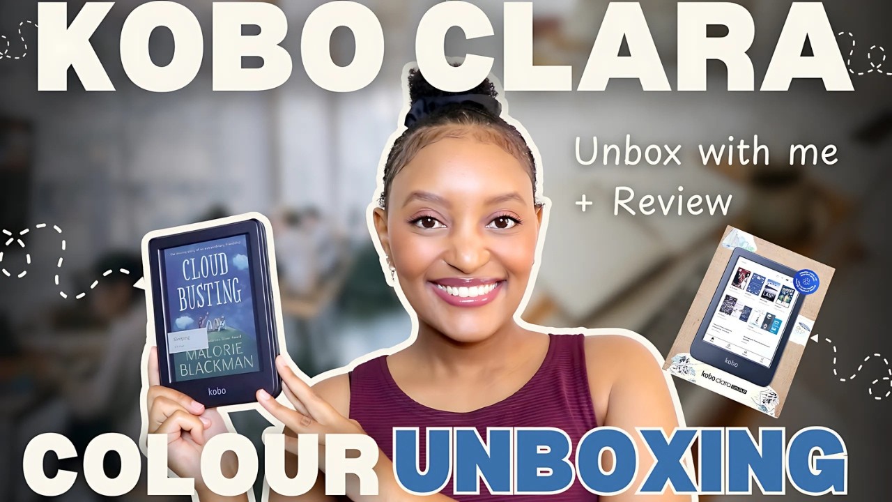 Полное видео распаковки, настройки и первых впечатлений от KOBO CLARA COLOUR ✨📦📚