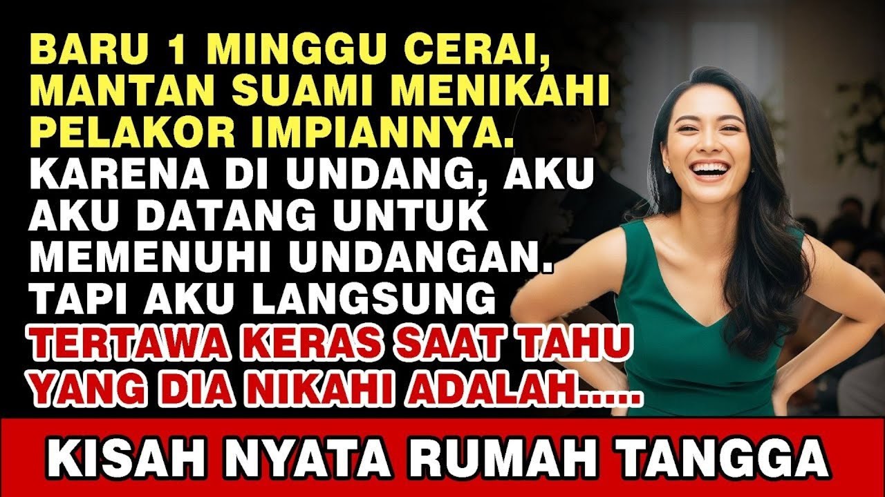 AKU TERTAWA DI NIKAHAN MANTAN SUAMI, SEMUA KAGET SAAT TAHU PELAKOR ITU TERNYATA MANTAN PEMBANTUKU