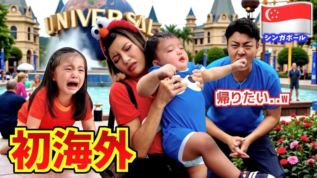 【家族旅行】子連れユニバ、地獄でしたw