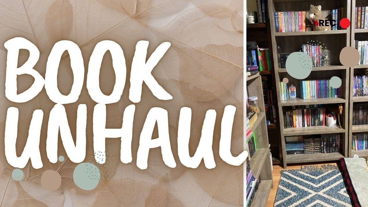 book unhaul off my TBR shelf