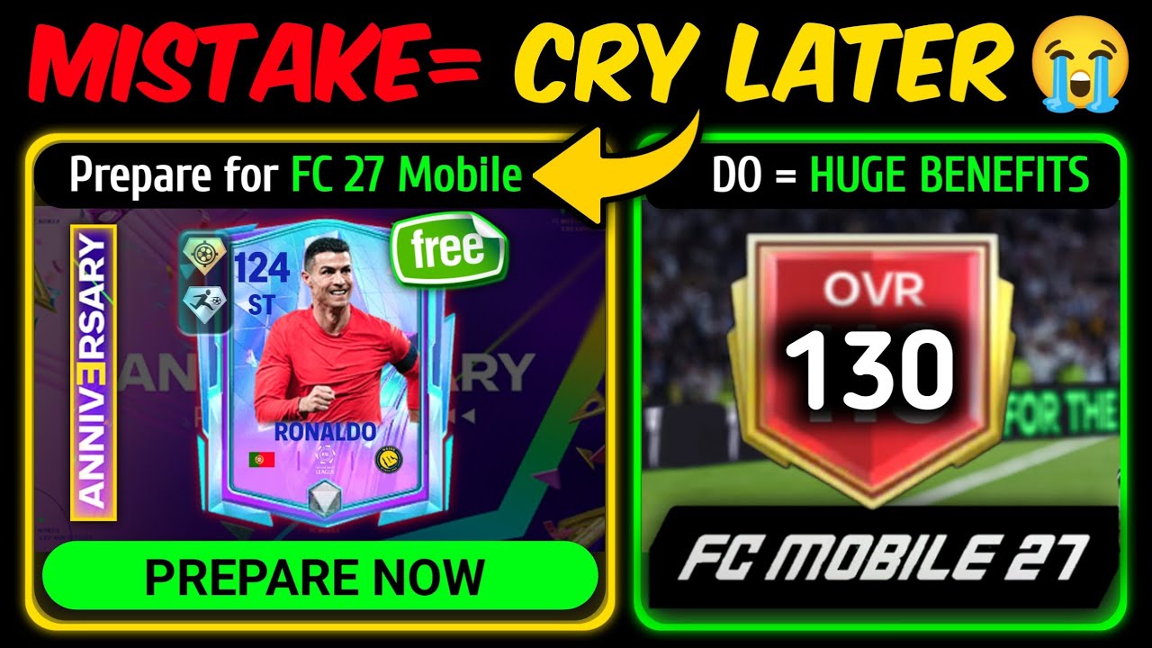 БЕСПЛАТНЫЙ Роналду 124 х Лучшие советы по подготовке к FC 27 Mobile | Mr. Believer