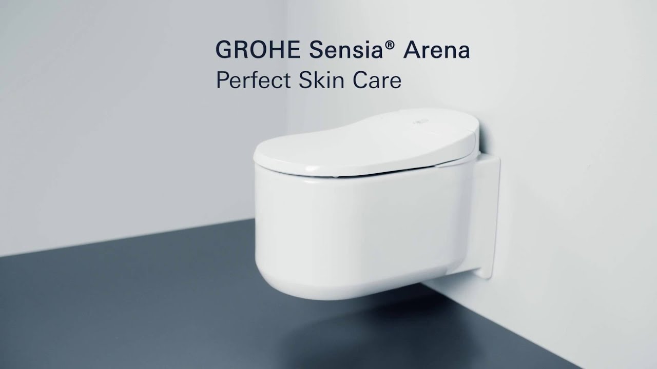 Унитаз-биде GROHE Sensia Arena - технология SkinClean