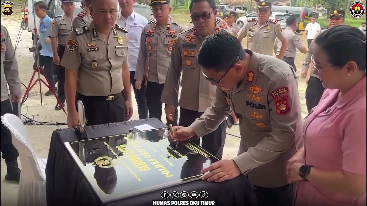 Peresmian Gedung Satuan Pelayanan Pemenuhan Gizi SPPG Polres OKU Timur