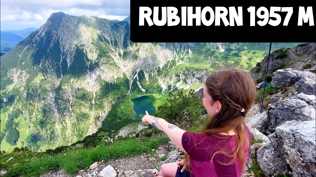 Traumhafte Bergtour über den Gaisalpsee zum Rubihorn Gipfelkreuz ( 1957m )