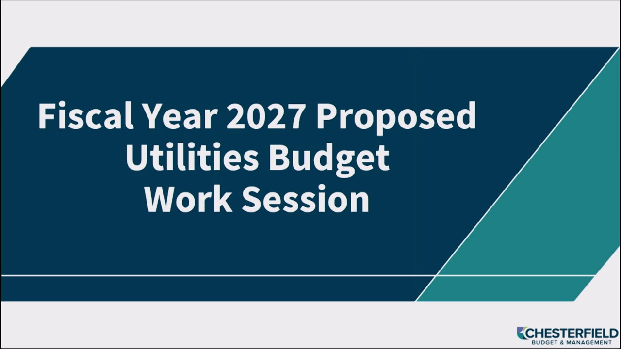 Proposed FY2027 Utilities Operating Budget and FY2027-2036 Capital Improvement Program