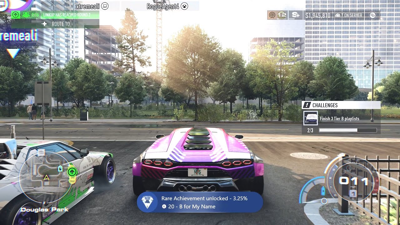 Need For Speed Unbound - B for My Name Achievement (Trophy)