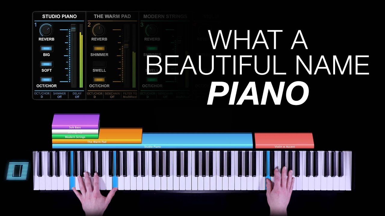 What A Beautiful Name - Piano Cover | Lesson
