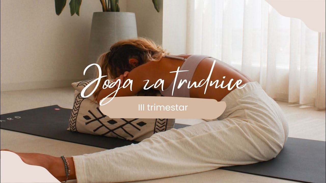 20 min Joga za trudnice - Restorativni čas (III trimestar) | MICKUI JOGA
