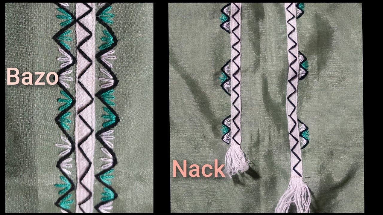 “Easy Hand Embroidery Dress Design for Beginners | Full Tutorial