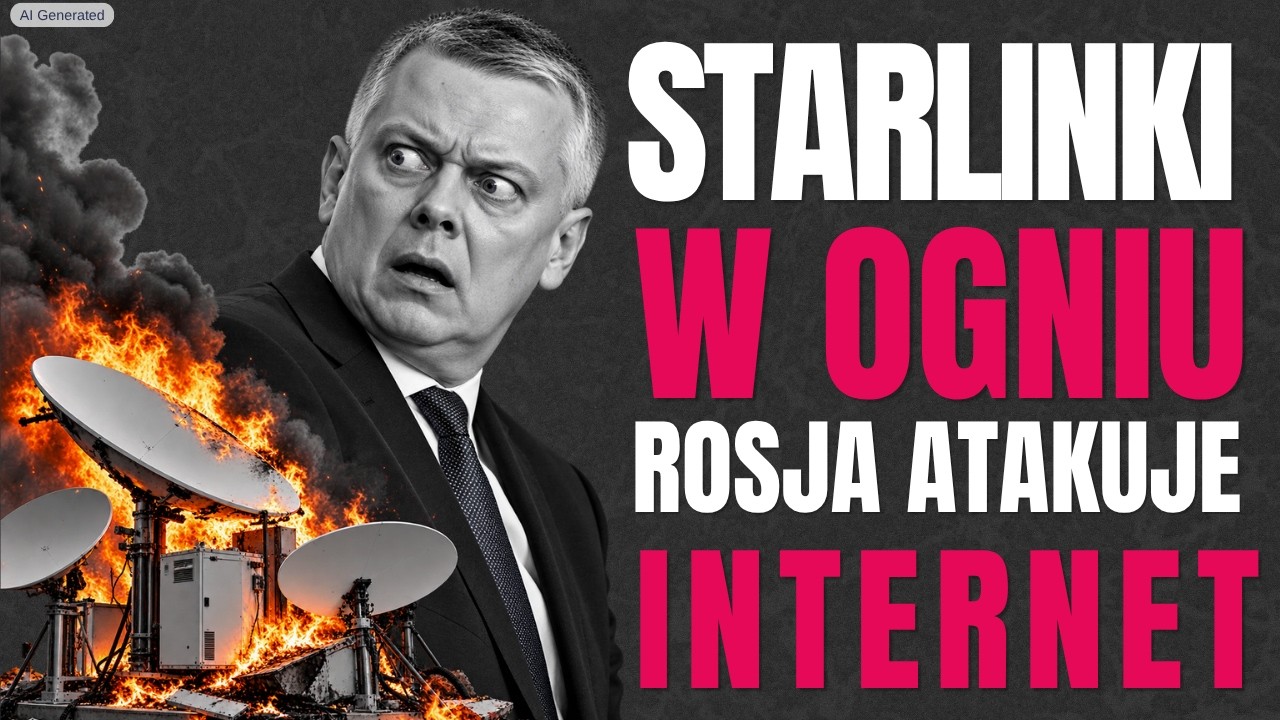Starlinki w ogniu, Rosja atakuje internet!!!/ Z BAŃKI | Tomasz Szwejgiert
