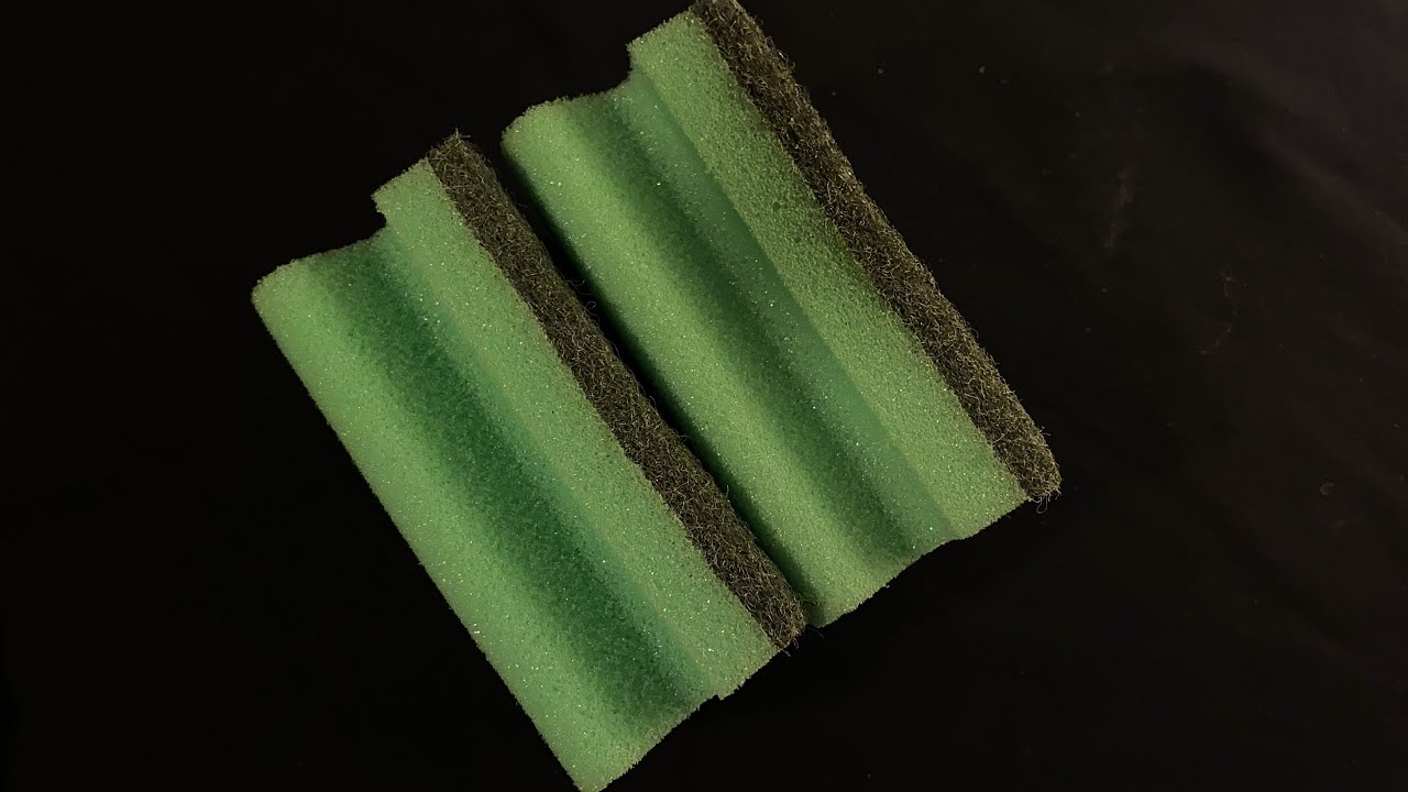 ASMR SPONGE RIPPING 🌈// DRY RIPPING CRISPY SPONGES 🧼