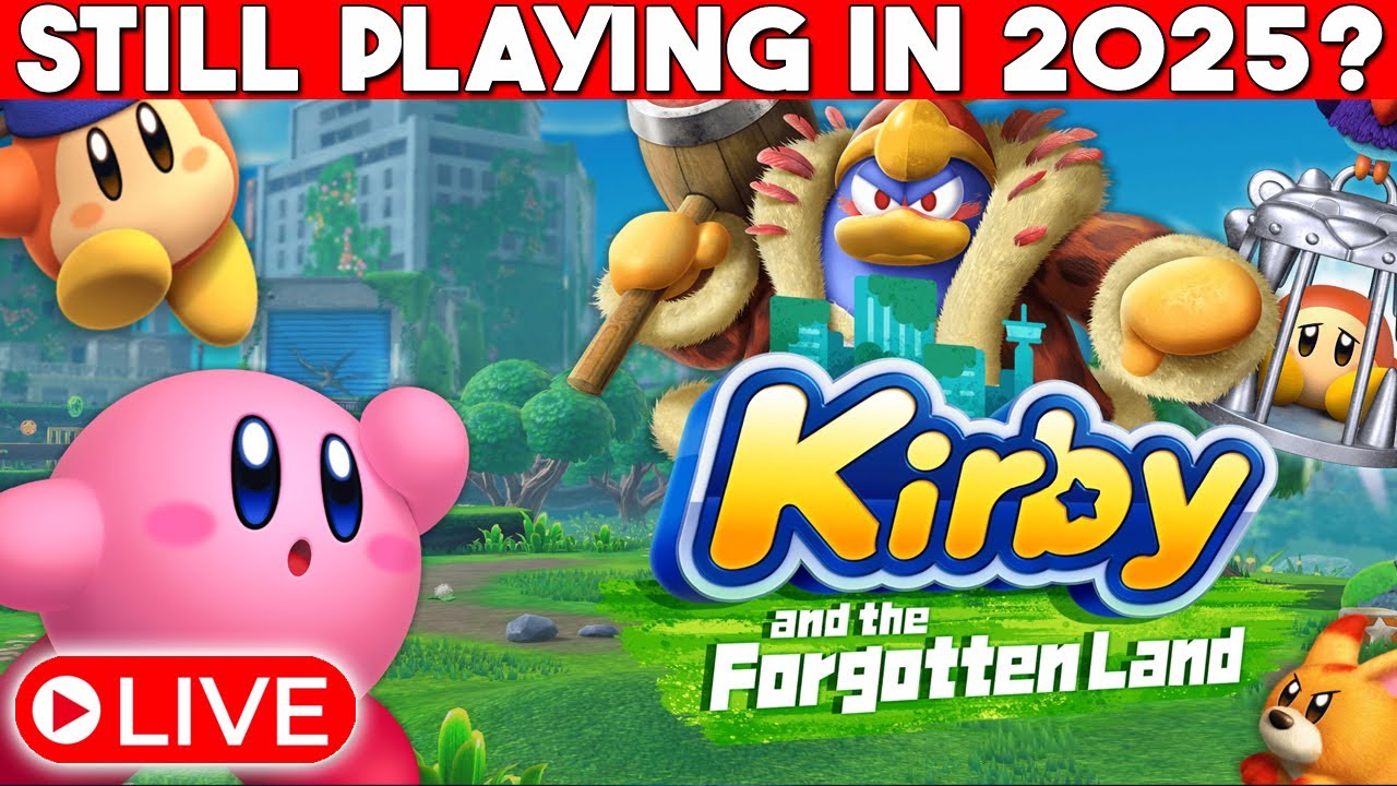 🔴LIVE | Kirby and the Forgotten Land | Story Mode Episode 1 | Full Gameplay 🎮 #kirby #live #gameplay