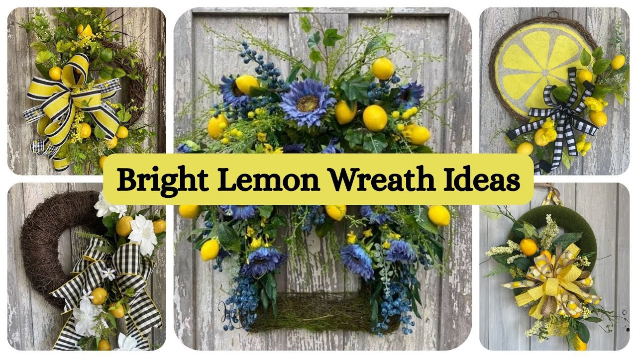 Lemon Style for Every Door: Bright & Cheery DIY Decor Ideas