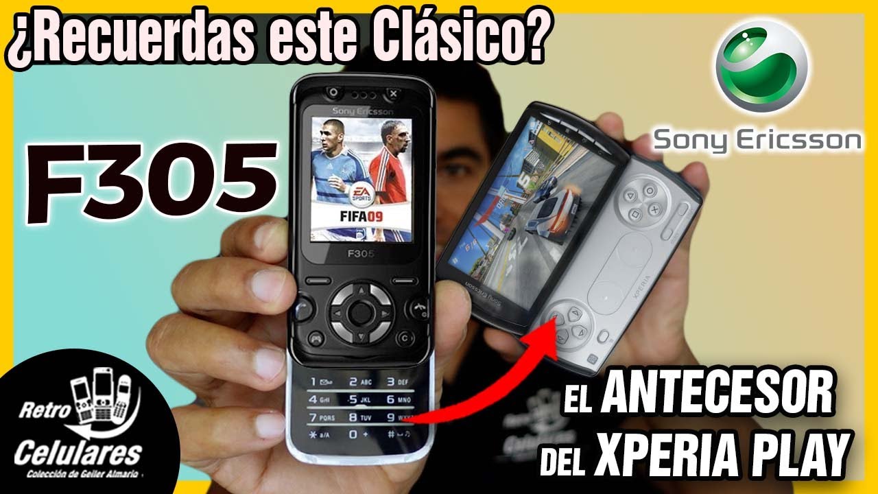 Recuerda SONY ERICSSON F305 El antecesor del XPERIA PLAY | Retro Celulares