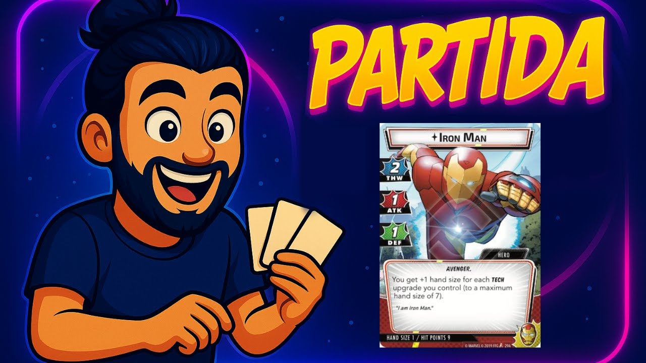 🎲IRON MAN vs JUGGERNAUT - Marvel Champions partida en solitario