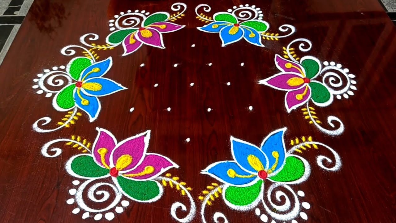 Vinayaka chavithi rangoli design 🦚 vinaygar chaturthirangolis 🦚 ganesh chaturthi rangoli design 