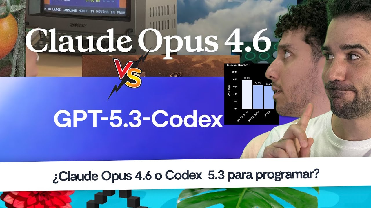 Noticias programación: Opus 4.6 vs Codex 5.3 para programar, 1 año de Vibe Coding #CaféCodely