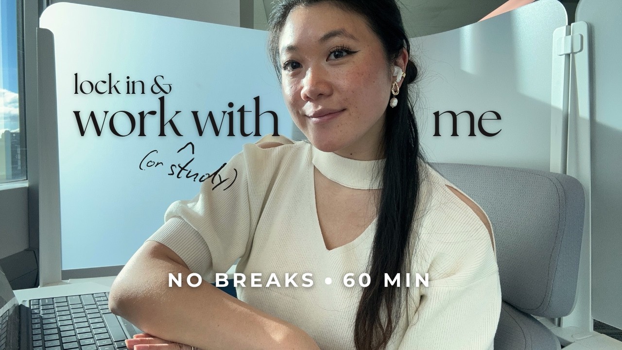 Work With Me (1 Hour) | No Break | Lo-Fi Music for Focus